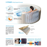 Bazén vírivý nafukovací Pure Spa - Jet & Bubble Deluxe HWS 6 - Intex 28462EX náhled