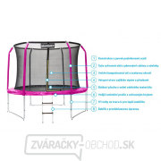 Trampolína Marimex 305 cm ružová 2022 (štandard) + DARČEK KOTVIACA SADA Náhľad