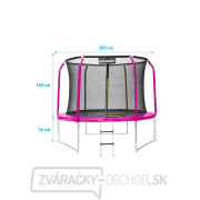 Trampolína Marimex 305 cm ružová 2022 (štandard) + DARČEK KOTVIACA SADA Náhľad