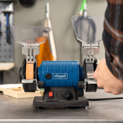 Scheppach HG 35 - dvojkotúčová brúska leštička so systémom Flexidrive Náhľad