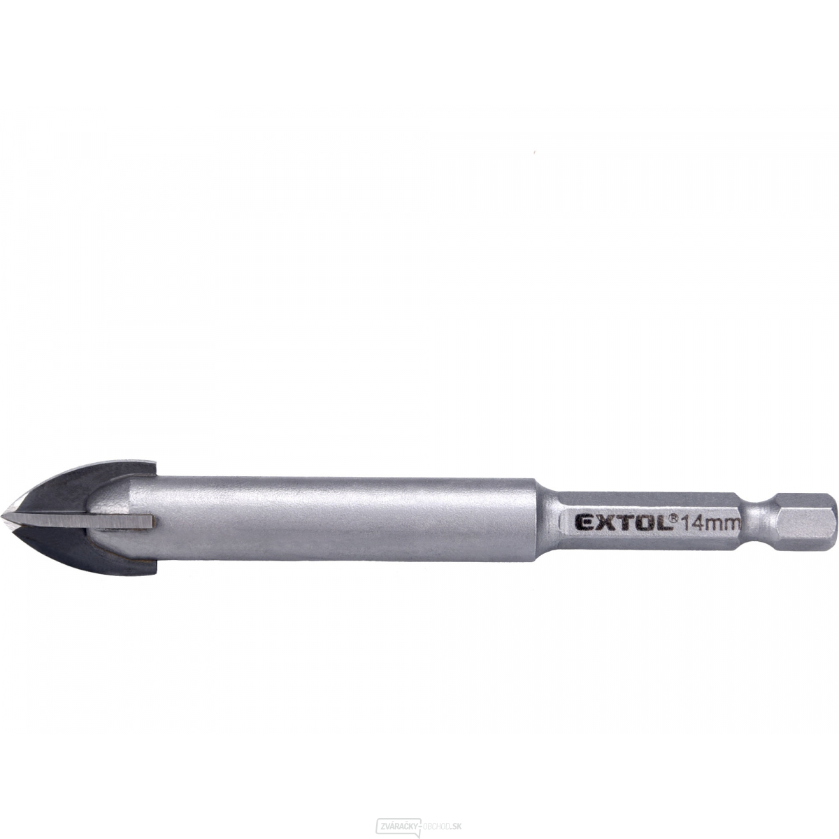 Vrták na sklo a keramiku z karbidu, O 14 mm