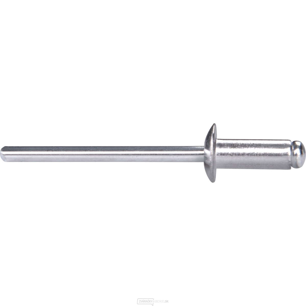 Sada hliníkových nitov 1000ks, O 4,0x9,6mm s plochou hlavou