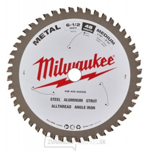 Milwaukee Pílový kotúč na kov CSB PM 165 × 5/8 × 1,6 × 48