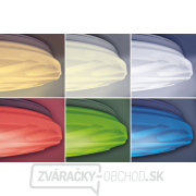 Solight LED inteligentné stropné svetlo Wave, 30W, 2300lm, wifi, RGB + CCT, diaľkové ovládanie Náhľad