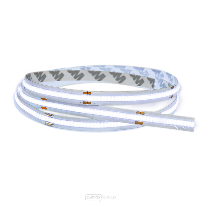Solight LED COB svetelný pás 5m, 10W/m, 1000lm/m, CRi90, IP44, studená biela
