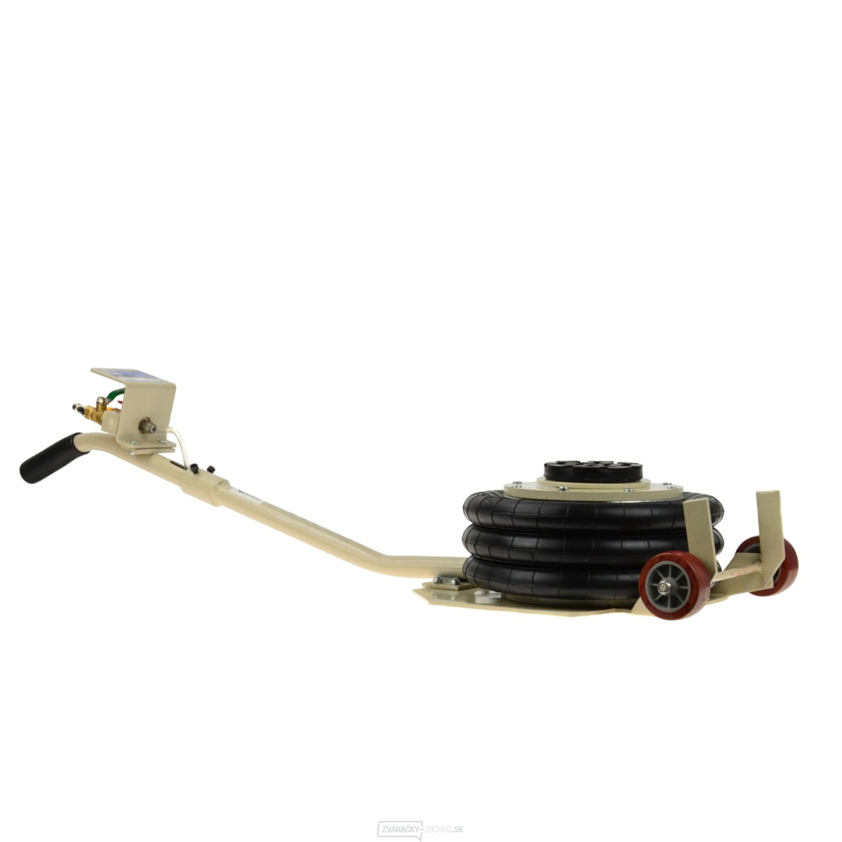 Pneumatický zdvihák mechový 3,5 t, pojazdný, 150-500 mm