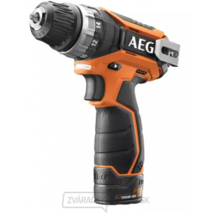 AEG 12V Ultrakompaktný dvojrýchlostný vŕtací skrutkovač BS 12C2 LI-152B gallery main image