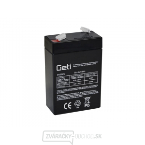Batéria olovená 6V 2.8Ah Geti Batéria olovená 6V 2.8Ah Geti gallery main image