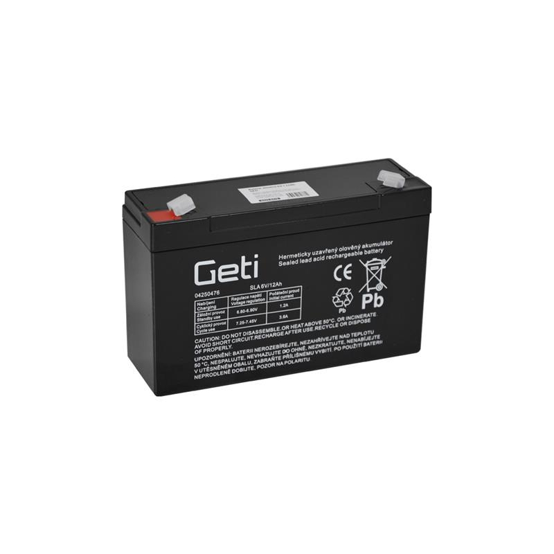 Batéria olovená 6V 12Ah Geti