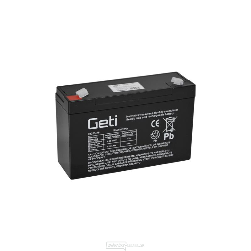 Batéria olovená 6V 12Ah Geti Batéria olovená 6V 12Ah Geti gallery main image