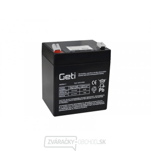 Batéria olovená 12V 4.5Ah Geti Batéria olovená 12V 4.5Ah Geti gallery main image