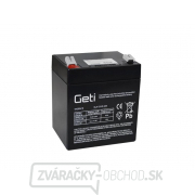 Batéria olovená 12V 5.0Ah Geti Batéria olovená 12V 5.0Ah Geti gallery main image