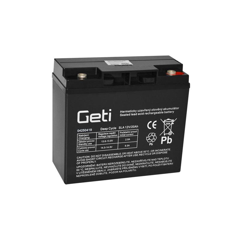 Batéria olovená 12V 20Ah Geti