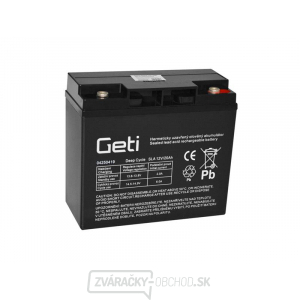 Batéria olovená 12V 20Ah Geti gallery main image