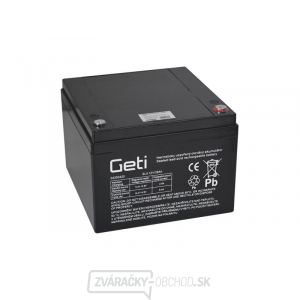 Batéria olovená 12V 28Ah Geti Batéria olovená 12V 28Ah Geti gallery main image