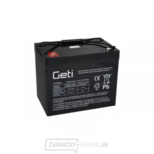 Batéria olovená 12V 70Ah Geti pre solárne systémy Batéria olovená 12V 70Ah Geti pre solárne systémy gallery main image