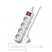 Predlžovací kábel 4 zásuvky 3m Geti GEC43S s vypínačom Predlžovací kábel 4 zásuvky 3m Geti GEC43S s vypínačom gallery main image