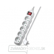 Predlžovací kábel 5 zásuviek 3m Geti GEC53S s vypínačom Predlžovací kábel 5 zásuviek 3m Geti GEC53S s vypínačom gallery main image