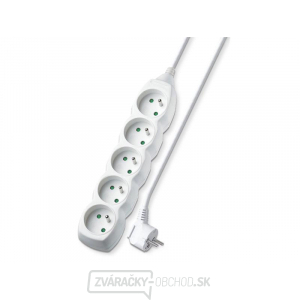 Predlžovací kábel 5 zásuviek 5m Geti GEC55 Predlžovací kábel 5 zásuviek 5m Geti GEC55 gallery main image