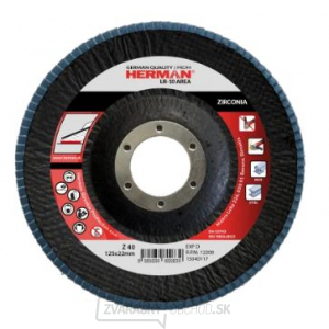 Lamelový kotúč HERMAN LR-10 AREA na nerez 115mm Z60 - 1ks gallery main image