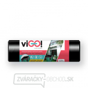 ViGO! Vrecia na odpadky s uškami LD 120l/10 ks 80x110+20cm - čierne gallery main image