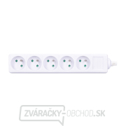 Solight viacnásobná zásuvka, 5 zásuviek Solight viacnásobná zásuvka, 5 zásuviek gallery main image