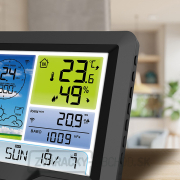 Solight profesionálna meteostanica, prehľadný a dizajnový displej, tlak, teplota, vlhkosť, zrážky, hodnoty vetra náhled