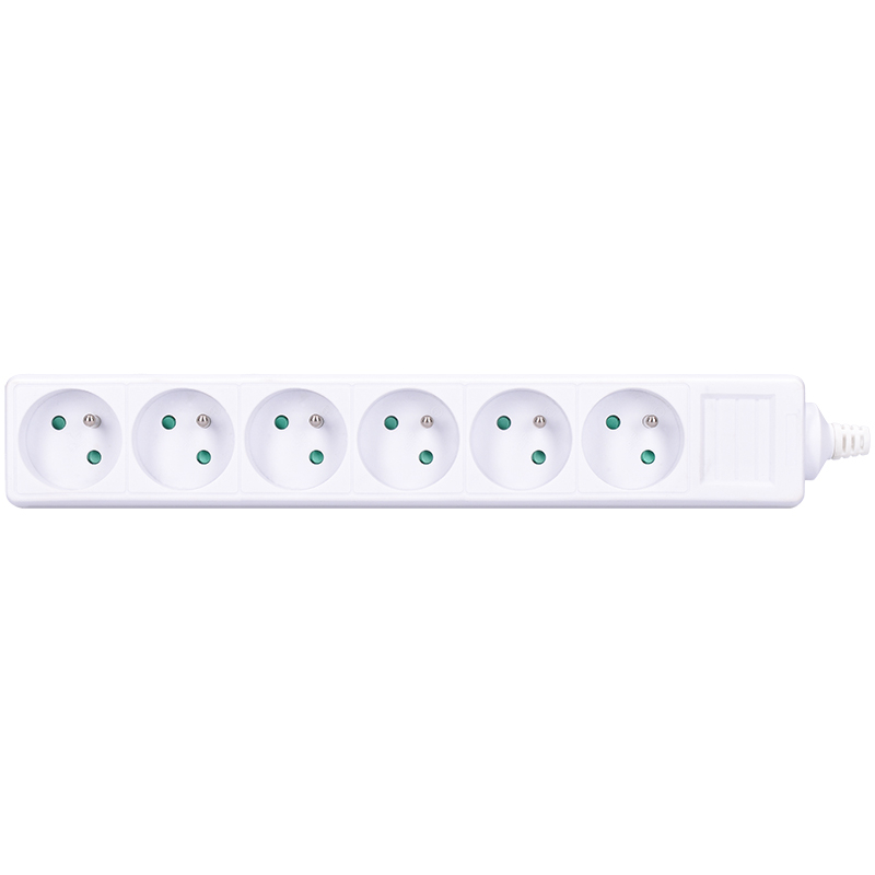 Solight viacnásobná zásuvka, 6 zásuviek