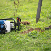 Pôdny vrták Scheppach EB 2000 + 3 vrtáky náhled