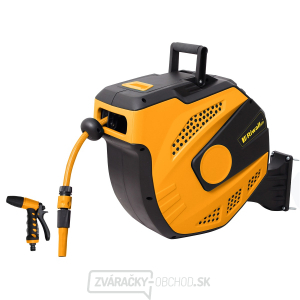 Riwall PRO RWHR 27 SET samonavíjací bubon so záhradnou hadicou 27 ma príslušenstvom Riwall PRO RWHR 27 SET samonavíjací bubon so záhradnou hadicou 27 ma príslušenstvom gallery main image