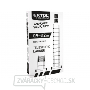 Rebrík teleskopický, 3,2m náhled