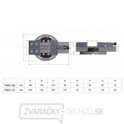 Modulárny presný zverák PNM 125  Náhľad