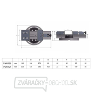 Presný modulárny zverák PNM 125 Náhľad