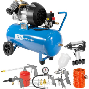 Kompresor GÜDE 400/10/50 set 15dielov Kompresor GÜDE 400/10/50 set 15dielov gallery main image