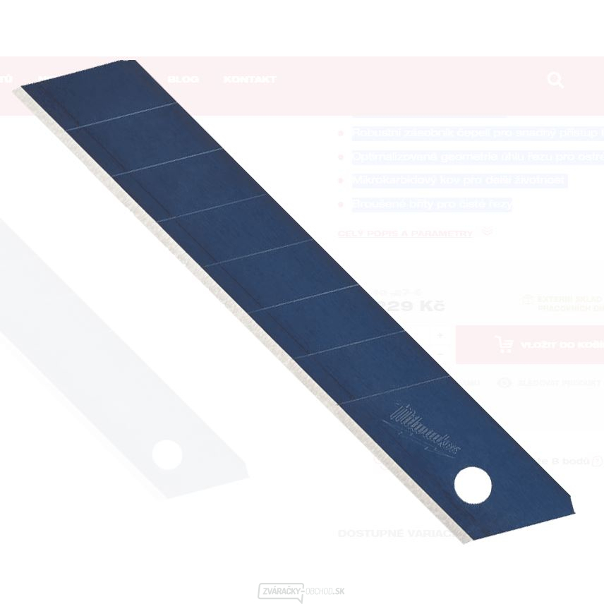 Milwaukee Odlamovacie ostrie 18 mm - 10ks