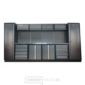 Zostava dielenského nábytku Procarosa PROFESSIONAL L-3 Pracovná doska: nerezová, Hmotnosť: 375,3 kg Zostava dielenského nábytku Procarosa PROFESSIONAL L-3 Pracovná doska: nerezová, Hmotnosť: 375,3 kg gallery main image