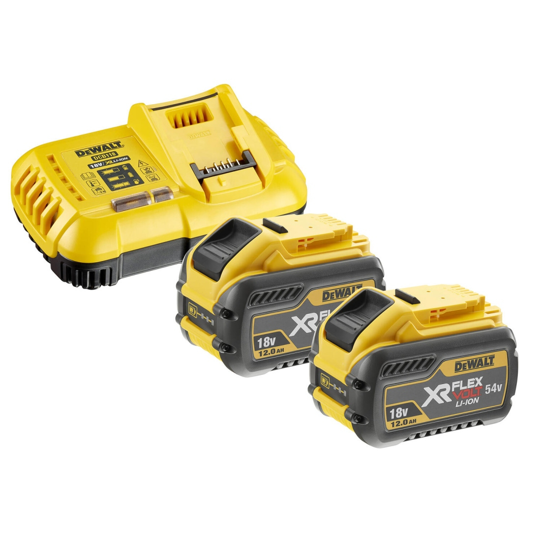 DeWALT DCB118Y2 Sada batérií a nabíjačky DCB118Y2