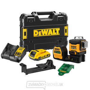 DeWALT DCE089D1G18 AKU Krížový laser - sada