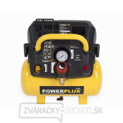 POWERPLUS POWX1721 - Kompresor 1100W 6L 8bar bezolejový Náhľad