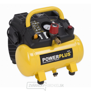 POWERPLUS POWX1721 - Kompresor 1100W 6L 8bar bezolejový