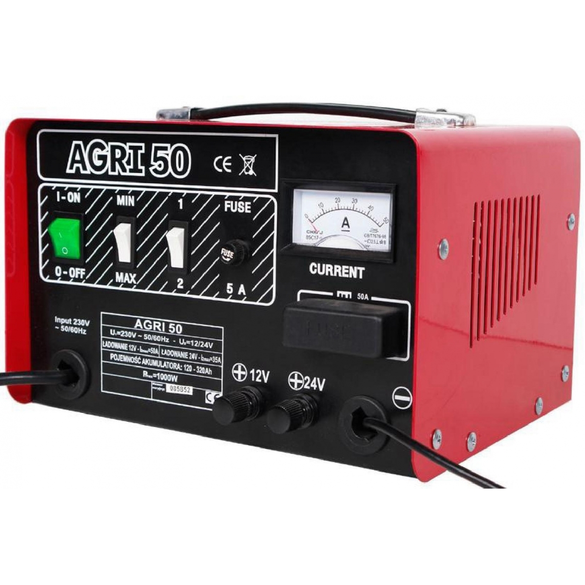Nabíjačka AGRI 50 50A, 12/24V gallery main image