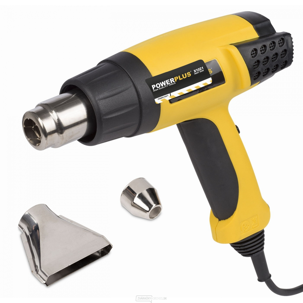POWERPLUS POWX1021 - teplovzdušná pištoľ 2 000 W