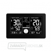 Meteostanica Solight, extra veľký čiernobiely displej, teplota, vlhkosť, tlak, RCC, nabíjanie cez USB, čierna gallery main image