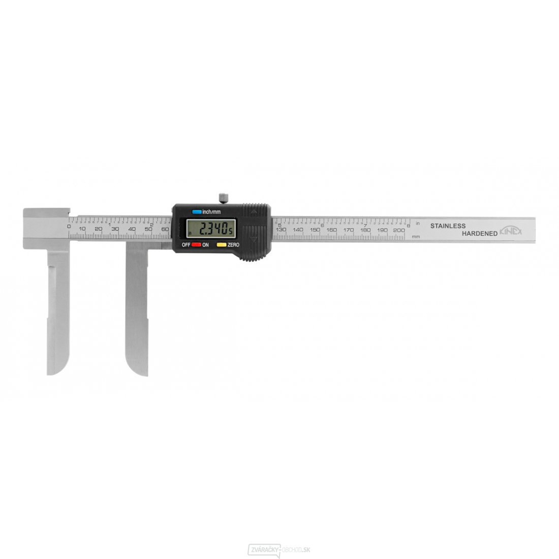 Digitálne posuvné meradlo nožové KINEX 200/70/17mm