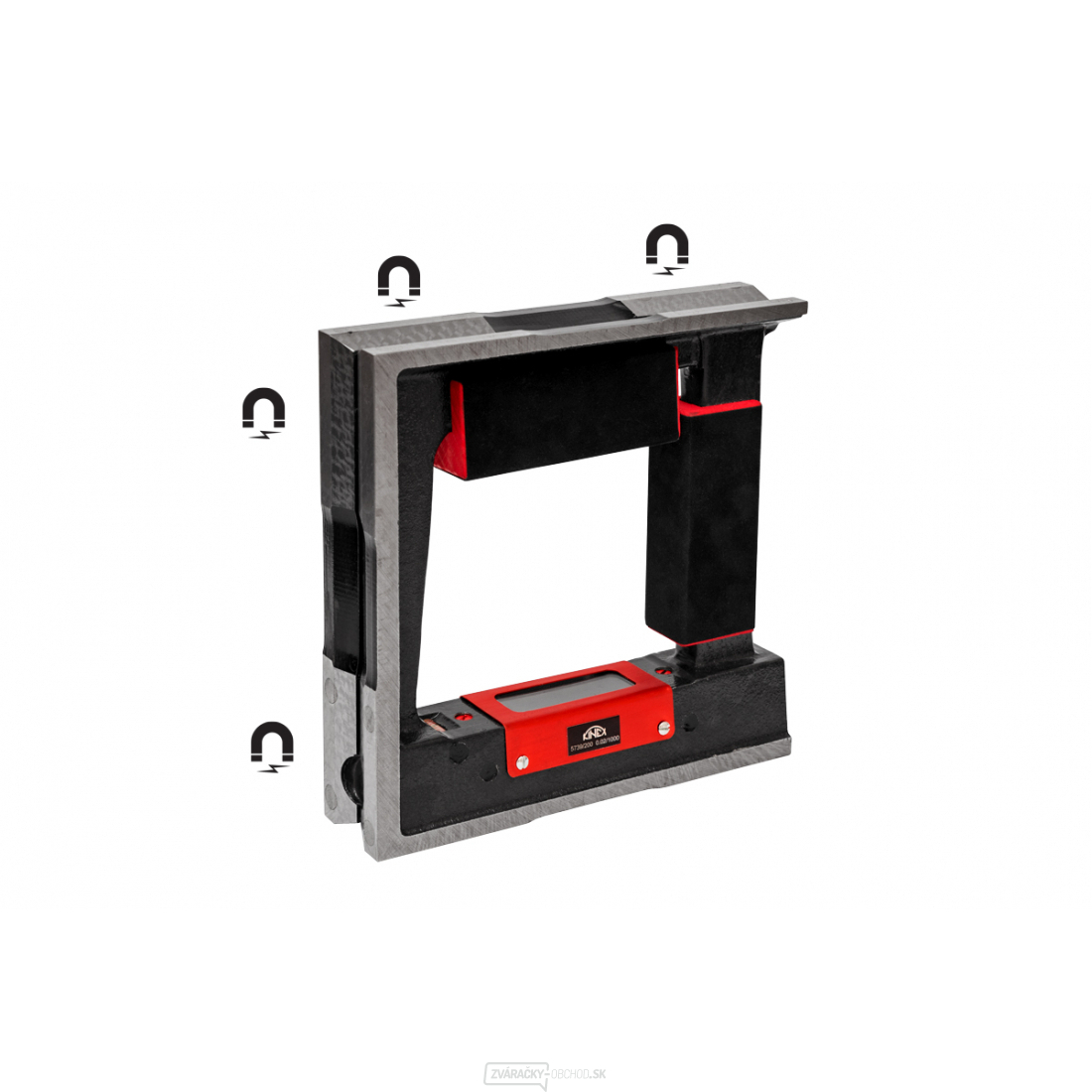 Vodováha strojová rámová s magnetom KINEX 300 mm, PN 25 5739-1