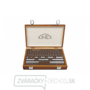 Základné oceľové mierky KINEX, 87ks, tr. presnosti 0, DIN 861 gallery main image