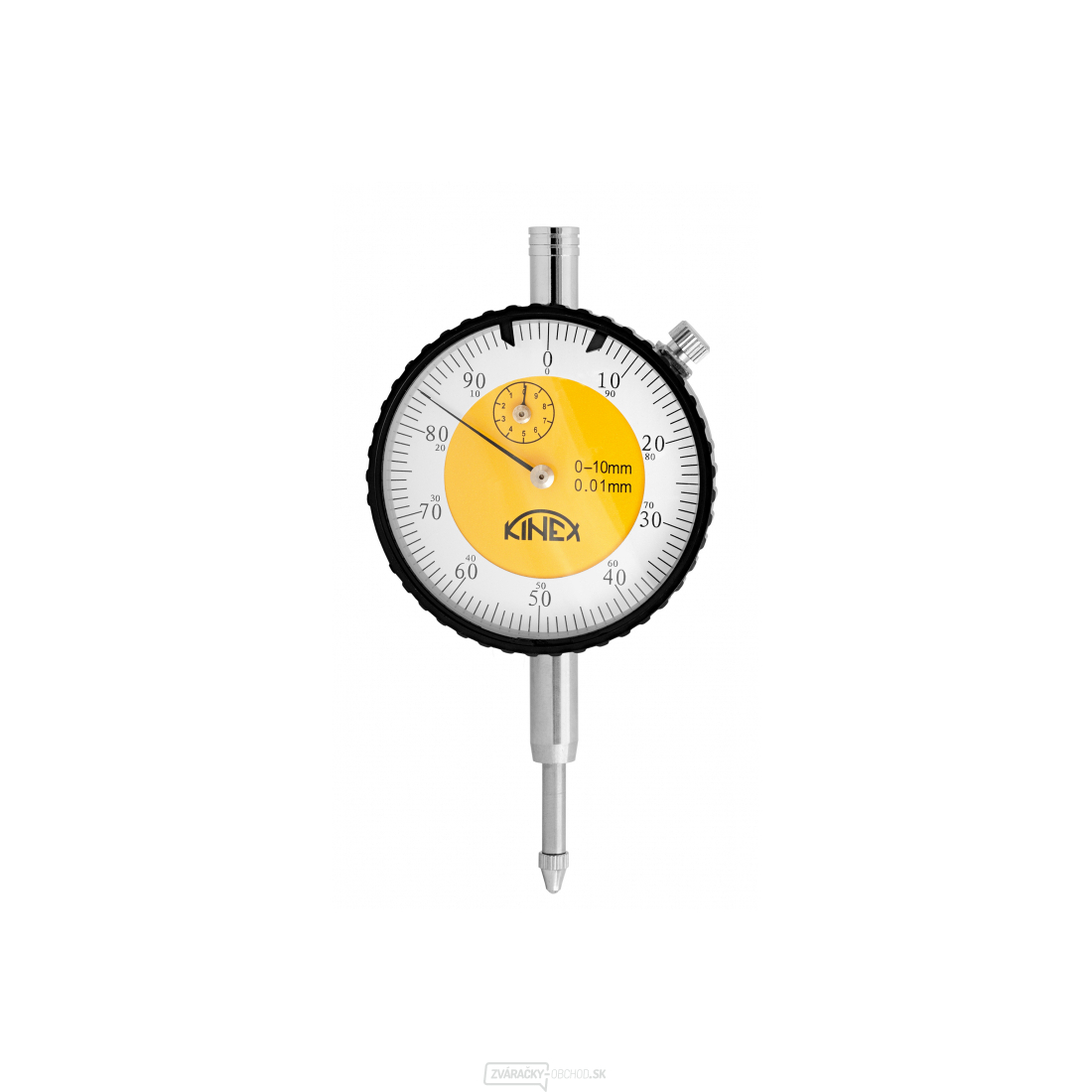 Úchylkomer číselníkový KINEX 0-10 mm/60 mm/0,01 mm - TOP QUALITY, ČSN 25 1811