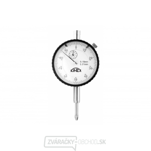 Úchylkomer číselníkový KINEX 0-10 mm/60 mm/0,01 mm - s uchytením, ČSN 25 1820 Úchylkomer číselníkový KINEX 0-10 mm/60 mm/0,01 mm - s uchytením, ČSN 25 1820