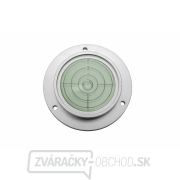 Kruhová libela KINEX s upevňovacími otvormi pr.75mm - strieborná, hliník gallery main image