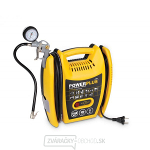 Kompresor POWERPLUS POWX1705 bezolejový gallery main image
